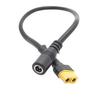 Разъемы питания DC AMASS Переходник гнездо XT60-F на гнездо DC5,5x2,1 (2x1,50 кв.мм 30см)#2176233
