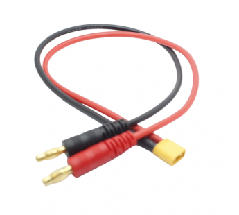 Разъемы питания DC AMASS Переходник штекер XT30-M на 2 штекера4мм (14AWG 30см)#2176226