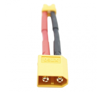 Разъемы питания DC AMASS Переходник штекер XT60-M на гнездоXT30-F (14AWG 5см)#2176217