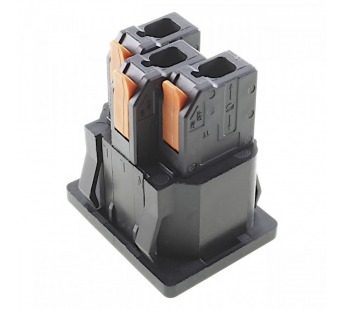 Разъемы питания Ruichi IEC-60320-C14 Разъем питания AC 3конт. вилкана панель 250В 10А с зажимными клеммами#2176806