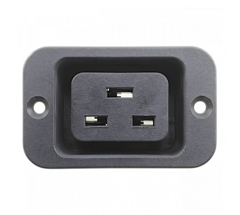 Разъемы питания Ruichi IEC-60320-C19 Разъем питания AC 3конт. гнездона панель 250В 16А#2176804