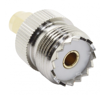 Разъемы высокочастотные NONAME SMA/UHF-JK Gold/Silver Переходникштекер SMA на гнездо UHF#2175401