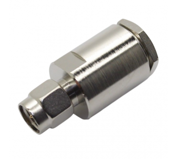 Разъемы высокочастотные NONAME SMA-J-5 Silver Штекер SMA накабель RG6/5DFB/LMR300/SYV50-5#2175248