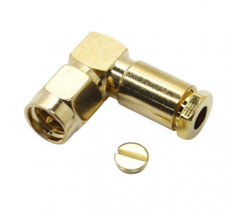 Разъемы высокочастотные NONAME SMA-JW-1.5 Gold Штекер SMAугловой на кабель RG174/RG179/RG188/RG316/RD315/LMR100#2175225
