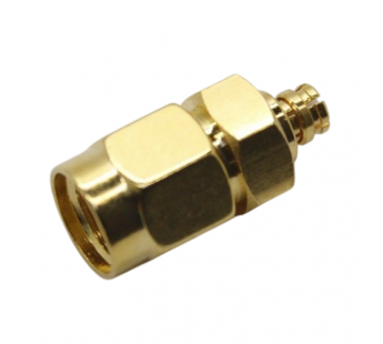 Разъемы высокочастотные NONAME SMP/SMA-KJ Gold Переходникгнездо SMP на штекер SMA#2175382