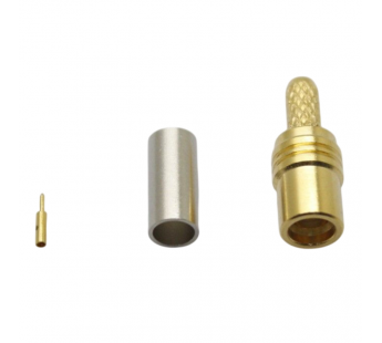 Разъемы высокочастотные NONAME SMP-JC-3 Gold Гнездо SMP подобжим кабеля RG58/RG142/RG223/SYV50-3#2175388