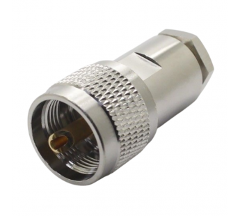 Разъемы высокочастотные NONAME UHF-J-4 Штекер UHF на кабельRG59/RG140/RD302#2175569