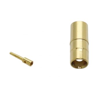 Разъемы высокочастотные NONAME MCX-K-B3 Gold Гнездо MCX подпайку кабеля RG141/RG402/SFT50-3#2175039