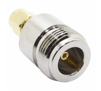 Разъемы высокочастотные NONAME RP-SMA/N-JK Gold/SilverПереходник штекер SMA с инверсной жилой на гнездо N#2175210