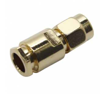 Разъемы высокочастотные NONAME RP-SMA-J-3 Gold Штекер SMA синверсной жилой на кабель RG58/RG142/RG223/SYV50-3#2175179