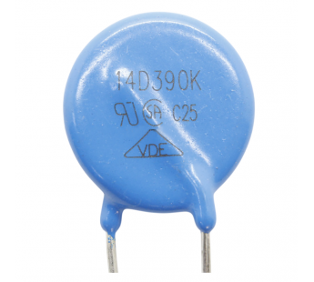 Варисторы NONAME 14D390K Варистор 39В 8,6Дж#2170787