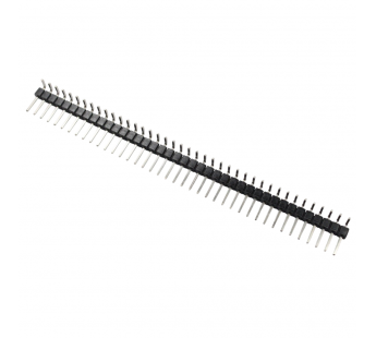 Разъемы штыревые и гнезда CNLIFENG LF612R-2.54-40P-130-R2 [1*40P](Черный) Вилка штыревая на плату угловая 40 конт. шаг 2,54мм#2177680