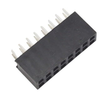 Разъемы штыревые и гнезда CNLIFENG LF613-2.54-16P-230 [2*8P](Черный) Гнездо на плату 16 конт. шаг 2,54мм#2177635