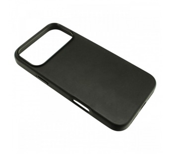 Задняя накладка для iPhone 17 Pro Max (экокожа, поддержка MagSafe),черная (Full Case) (PL-161) PiBlue#2179197