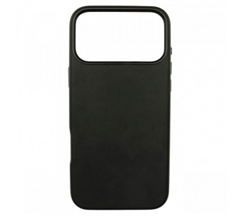 Задняя накладка для iPhone 17 Pro Max (экокожа, поддержка MagSafe),черная (Full Case) (PL-161) PiBlue#2179198