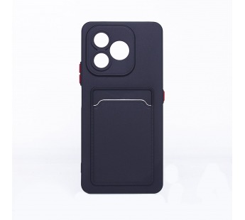 Чехол-накладка - SC337 с картхолдером для "Honor X8d" (black) (243739)#2176158