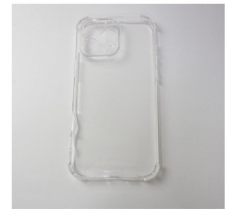 Задняя накладка для iPhone 16 Pro Max (силикон, с защитой камеры,прозрачная (Full TPU Case)) Armor series#2170404