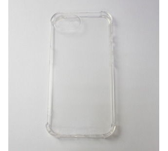 Задняя накладка для iPhone 16e (силикон, с защитой камеры,прозрачная (Full TPU Case)) Armor series#2170399
