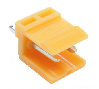 Разъемные клеммники CNLIFENG HT396V-3.96-02P (Оранжевый)Разъемный клеммник на плату 2 конт. шаг 3,96мм 150В 8А#2173551