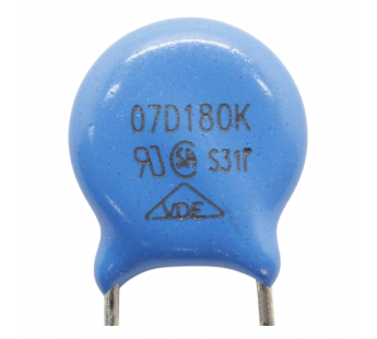 Варисторы NONAME 07D180K Варистор 18В 0,9Дж#2170668