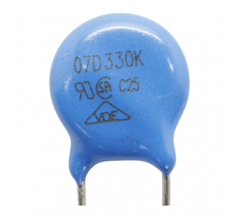 Варисторы NONAME 07D330K Варистор 33В 1,7Дж#2170656