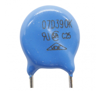Варисторы NONAME 07D390K Варистор 39В 2,1Дж#2170653
