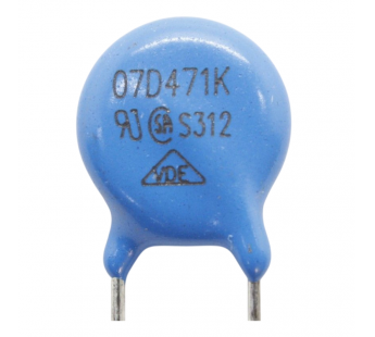 Варисторы NONAME 07D471K Варистор 470В 30Дж#2170650