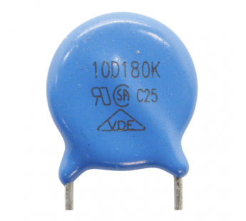 Варисторы NONAME 10D180K Варистор 18В 2,1Дж#2170699