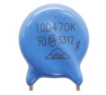 Варисторы NONAME 10D470K Варистор 47В 5,5Дж#2170690
