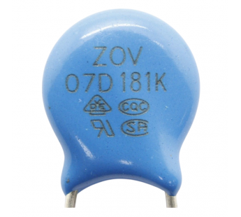 Варисторы ZOV 07D181K Варистор 180В 11,7Дж#2170885