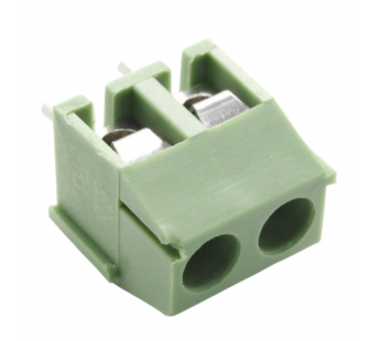 Винтовые клеммники KAIFENG KF396V-3.96-02P-1G (Зеленый) Винтовойклеммник на плату 2 конт. шаг 3,96мм 130В 10А#2171372