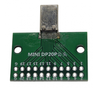 Разъемы видео NONAME Штекер mini DisplayPort на плате 20pin шаг2,54мм#2176148