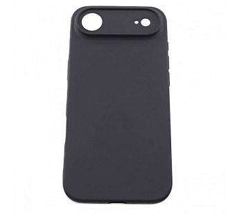 Задняя накладка для iPhone 17 Air (ультратонкая, защита от отпечатковпальцев, силиконовая, матовая), черная (Q Series) (Full Case) KZDOO#2170562