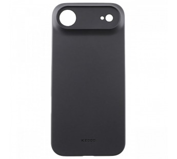 Задняя накладка для iPhone 17 Air (ультратонкая, с защитой камеры,защита от отпечатков пальцев, матовая), черная (Air Skin) (Full Case))KZDOO#2170561