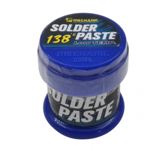 BGA паста Mechanic LW50 низкотемпературная 138°C (Sn42Bi58) (50g)#2179775