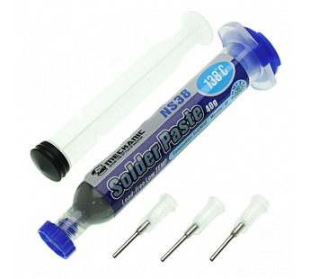 BGA паста Mechanic NS38 бессвинцовая 138°C (Sn42Bi58) (40g)#2179774