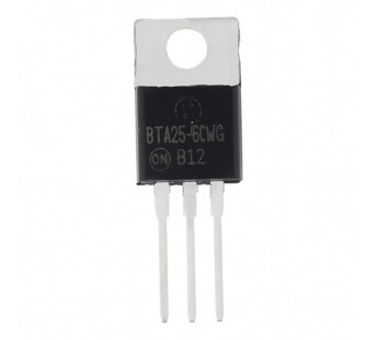 Симисторы ONS BTA25-600CWG (TO-220AB)/BTA25-6CWG Симистор50мА 25А 600В#2172410