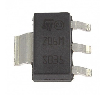 Симисторы STM Z00607MN 5AA4 (SOT-223)/Z06M Симистор 5мА 0,8А600В#2172509
