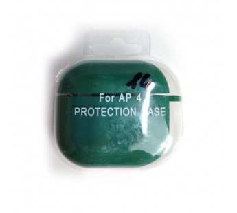 Чехол для наушников AirPods 4 Protection Case с карабином зеленый (14)#2173768