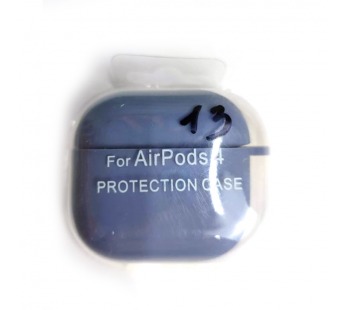 Чехол для наушников AirPods 4 Protection Case с карабином серый (13)#2173764
