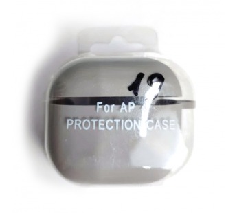 Чехол для наушников AirPods 4 Protection Case с карабином серый (19)#2173763