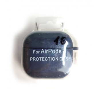 Чехол для наушников AirPods 4 Protection Case с карабином темно-синий (16)#2173762