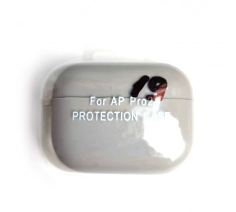 Чехол для наушников AirPods Pro/Pro2 Protection Case с карабином бежевый (19)#2173760