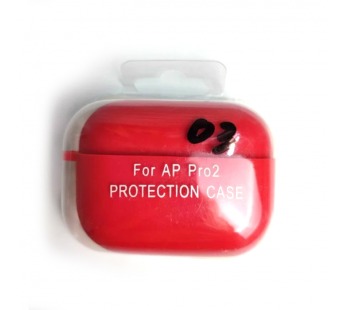 Чехол для наушников AirPods Pro/Pro2 Protection Case с карабином красный (03)#2173755