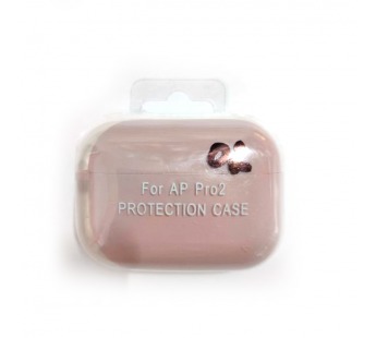 Чехол для наушников AirPods Pro/Pro2 Protection Case с карабином пудра (02)#2173752