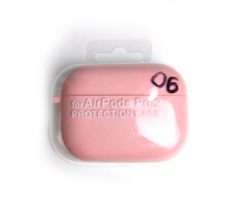 Чехол для наушников AirPods Pro/Pro2 Protection Case с карабином розовый (06)#2173751