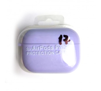 Чехол для наушников AirPods Pro/Pro2 Protection Case с карабином сиреневый (17)#2173748
