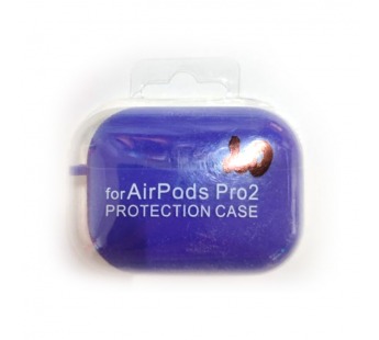 Чехол для наушников AirPods Pro/Pro2 Protection Case с карабином фиолетовы (20)#2173250