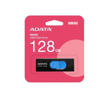 128Гб накопитель  USB3.2 A-Data UV320 черно-синий#2173231