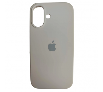 Чехол силиконовый Silicone Case ORG iPhone 16 бежевый (27)#2170742